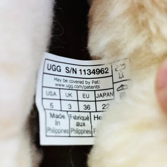 Ugg Australia Classic Mini Side Logo II Suede US Size 5 Tan Orange Logo - Picture 12 of 12